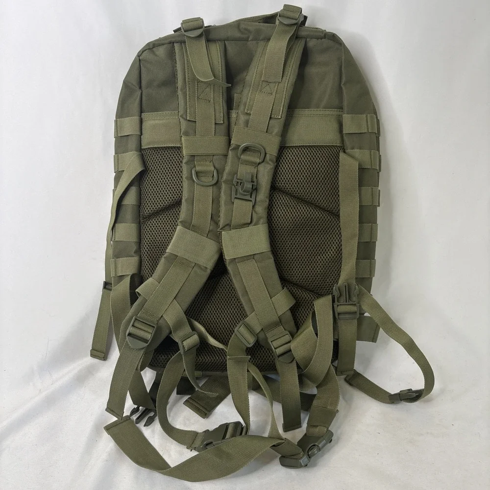 USCCA Military Green Tactical Backpack Adjustable Straps Multi Pocket Gorpcore